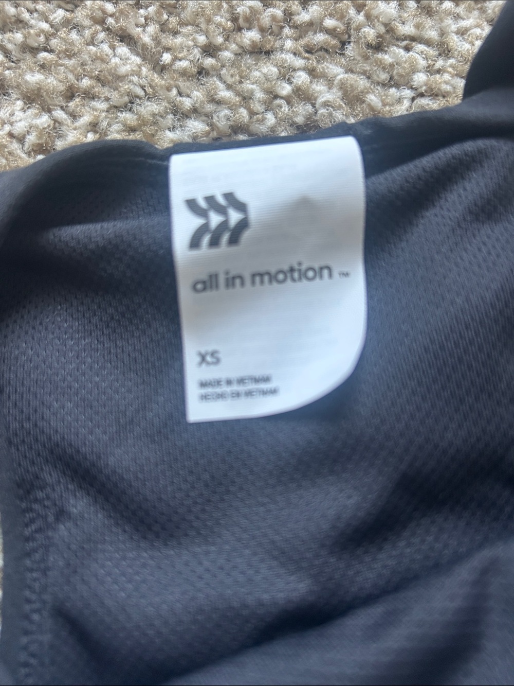 all in motion Black High-Neck Crop Tank - Picture 2 of 3